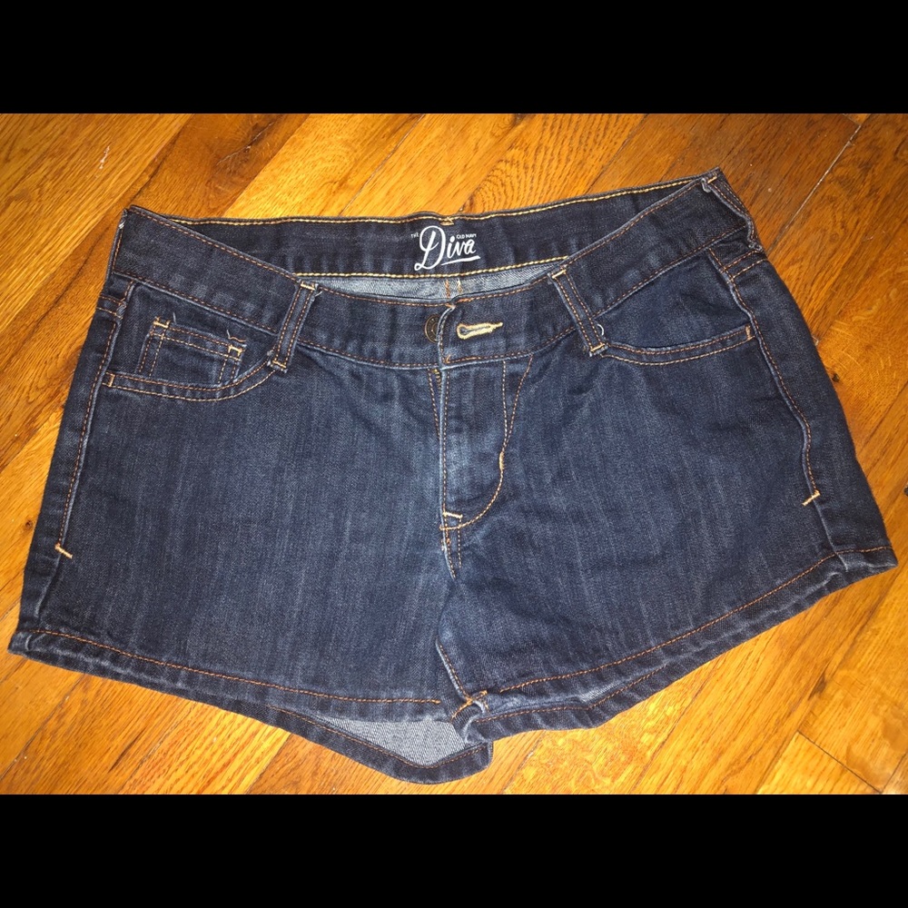Blue jean shorts